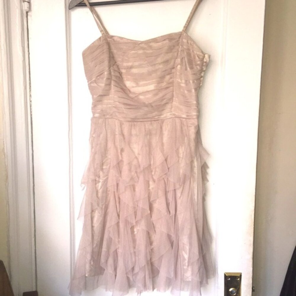 Beautiful cream dress with silky lining